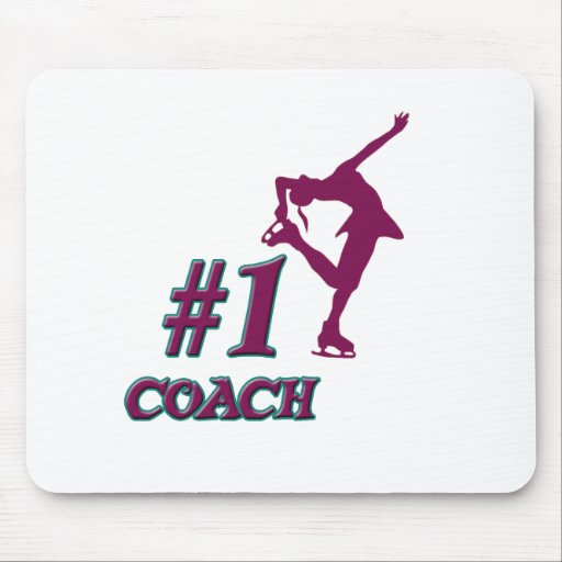 Number #1 Coach Mouse Pads