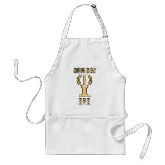 Number 1 Dad apron