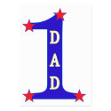 Number #1 Dad Business Card Template