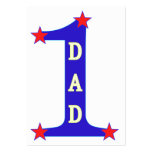 Number #1 Dad Business Card Template