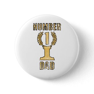 Number 1 Dad button