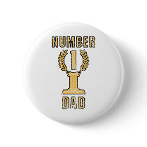 Number 1 Dad buttons by number1dad Number 1 Dad buttons