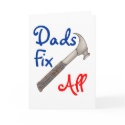 Number 1 Dad card