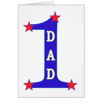 Number #1 Dad cards
