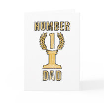 Number 1 Dad cards