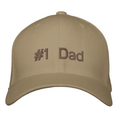 Number 1 Dad Embroidered Hats Number 1 Dad Embroidered Hats
