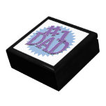 Number 1 Dad Father's Day Gift Box gift boxes