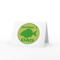 Number 1 Dad Fish cards