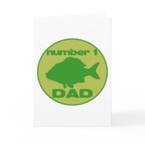 Number 1 Dad Fish cards