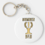 Number 1 Dad Key Chains