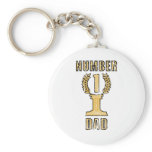 Number 1 Dad Key Chains