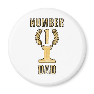Number 1 Dad magnet