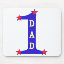 Number #1 Dad Mousepads