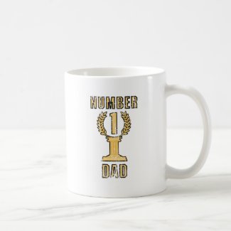 Number 1 Dad mug