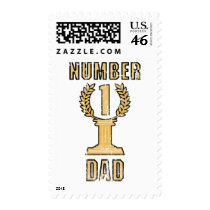 Number 1 Dad postage