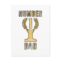 Number 1 Dad postcards