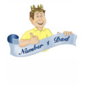 Number 1 Dad t-shirts