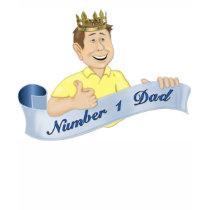 Number 1 Dad t-shirts