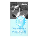 Number 1 Daddy Award (Blue) photo cards