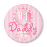 Number 1 Daddy Award (Pink) magnets