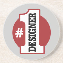Number 1 Designer Coasters