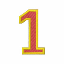 Number 1 embroidered shirts by ZazzleEmbroidery Number 1 embroidered shirts