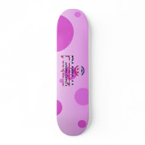 Number 1 Friend in American Flag Colors for Girls Skate Deck