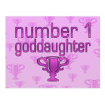 Number 1 Goddaughter postcards