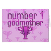 Number 1 Godmother Cards