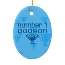 Number 1 Godson Ornament