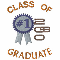 Number 1 Grad Graduation  Embroidered embroidered shirts