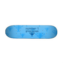 Number 1 Groomsman Skateboard Deck