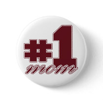 Number 1 Mom buttons