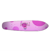 Number 1 Mom in American Flag Colors Skate Deck