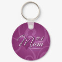 Number 1 Mom keychains