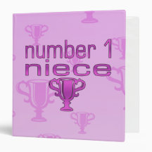 Number 1 Niece Vinyl Binder