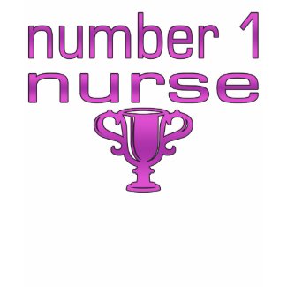 Number 1 Nurse in Pink shirt