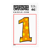 Number 1 postage stamps