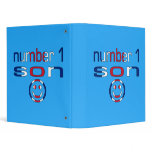 Number 1 Son ( Son's Birthday ) 3 Ring Binders