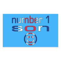 Number 1 Son ( Son's Birthday ) Rectangular Sticker