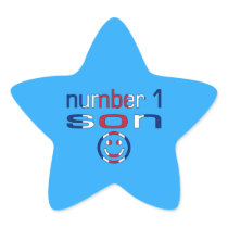 Number 1 Son ( Son's Birthday ) Stickers
