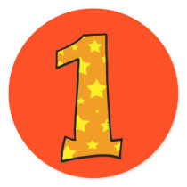 Number 1 stickers by jsoh Number 1 stickers