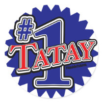 Number 1 Tatay stickers
