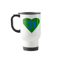 Number 21 coffee mug