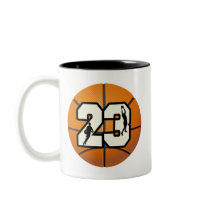 Number 23 Basketball Coffee Mug