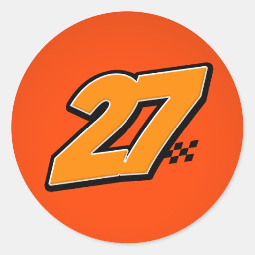 number-27-sticker-zazzle