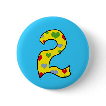 Number 2 buttons