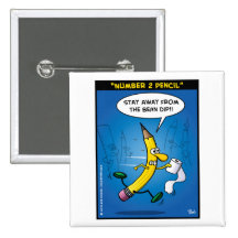 "Number 2 Pencil" Pins