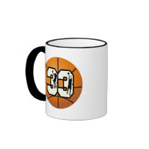 Number 33 Basketball Coffee Mug