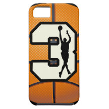 Number 3 Basketball iPhone 5 Cases
